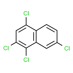ChemSpider 2D Image | 1,2,4,7-Tetrachloronaphthalene | C10H4Cl4