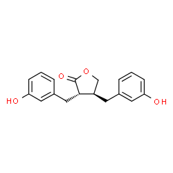 ChemSpider 2D Image | Enterolactone | C18H18O4