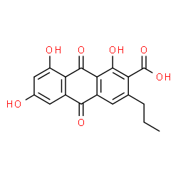 ChemSpider 2D Image | Ptilometric acid | C18H14O7
