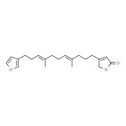 ChemSpider 2D Image | furospongolide | C21H28O3