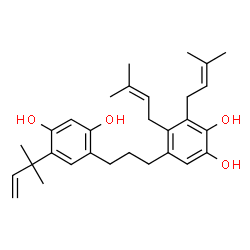 ChemSpider 2D Image | Kazinol C | C30H40O4