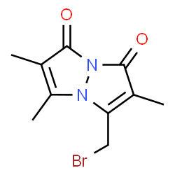 ChemSpider 2D Image | Bromobimane | C10H11BrN2O2