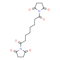 ChemSpider 2D Image | Disuccinimidyl suberate | C16H20N2O6