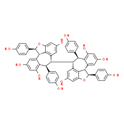ChemSpider 2D Image | Hopeaphenol | C56H42O12