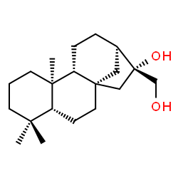 ChemSpider 2D Image | (5beta,8alpha,9beta,10alpha,13alpha,16beta)-Kaurane-16,17-diol | C20H34O2