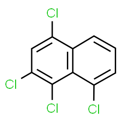ChemSpider 2D Image | 1,2,4,8-Tetrachloronaphthalene | C10H4Cl4