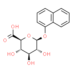 ChemSpider 2D Image | 1-Naphthol glucuronide | C16H16O7