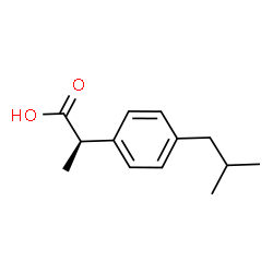 ChemSpider 2D Image | (R)-(-)-Ibuprofen | C13H18O2