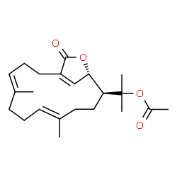 ChemSpider 2D Image | brassicolide acetate | C22H32O4