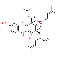 ChemSpider 2D Image | Guttiferone F | C38H50O6
