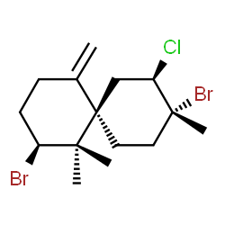 ChemSpider 2D Image | obtusane | C15H23Br2Cl
