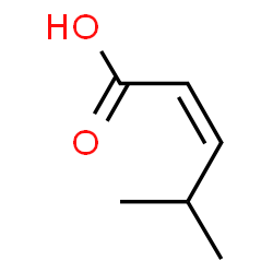 ChemSpider 2D Image | (2Z)-4-Methyl-2-pentenoic acid | C6H10O2