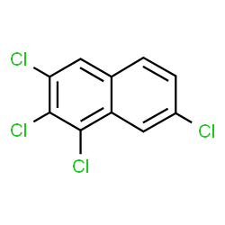 ChemSpider 2D Image | 1,2,3,7-Tetrachloronaphthalene | C10H4Cl4
