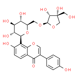ChemSpider 2D Image | mirificin | C26H28O13