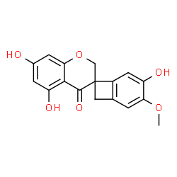 ChemSpider 2D Image | Muscomosin | C17H14O6
