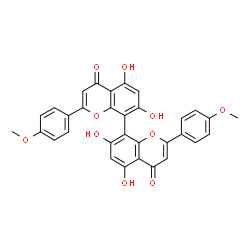 ChemSpider 2D Image | 4',4'''-Di-O-methylcupressuflavone | C32H22O10