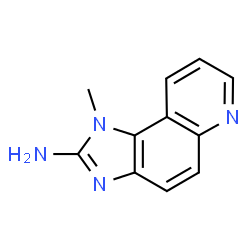 ChemSpider 2D Image | 2-Amino-1-methylimidazo(4,5-f)quinoline | C11H10N4