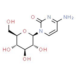 ChemSpider 2D Image | 4-Amino-1-Beta-D-Glucopyranosylpyrimidin-2(1h)-One | C10H15N3O6
