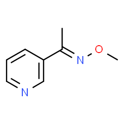 ChemSpider 2D Image | (1E)-N-Methoxy-1-(3-pyridinyl)ethanimine | C8H10N2O
