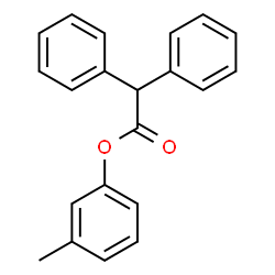 ChemSpider 2D Image | 3-Methylphenyl diphenylacetate | C21H18O2