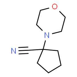 ChemSpider 2D Image | 1-morpholinocyclopentanecarbonitrile | C10H16N2O