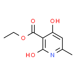 ChemSpider 2D Image | Ethyl 2,4-dihydroxy-6-methylnicotinate | C9H11NO4