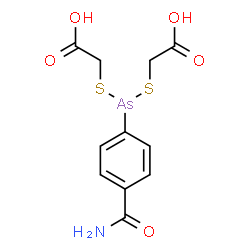 ChemSpider 2D Image | Arsenamide | C11H12AsNO5S2