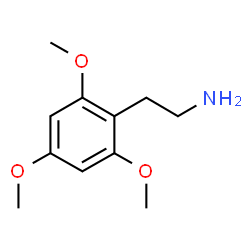 ChemSpider 2D Image | 2-(2,4,6-Trimethoxyphenyl)ethanamine | C11H17NO3