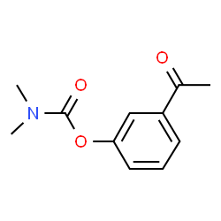 ChemSpider 2D Image | 3-Acetylphenyl dimethylcarbamate | C11H13NO3