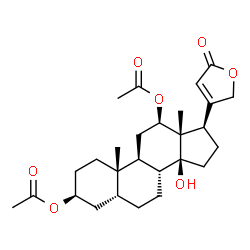 ChemSpider 2D Image | digoxigenin 3,12-diacetate | C27H38O7
