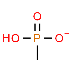 ChemSpider 2D Image | Hydrogen methylphosphonate | CH4O3P