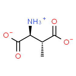 ChemSpider 2D Image | (2S,3R)-2-Ammonio-3-methylsuccinate | C5H8NO4
