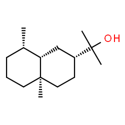 ChemSpider 2D Image | 2-[(2R,4aR,8S,8aS)-4a,8-Dimethyldecahydro-2-naphthalenyl]-2-propanol | C15H28O