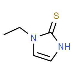 ChemSpider 2D Image | 1-ethyl-1H-imidazole-2-thiol | C5H8N2S
