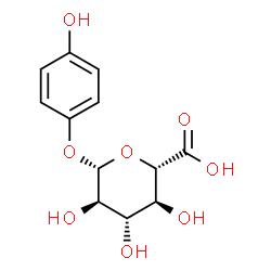 ChemSpider 2D Image | Quinol glucuronide | C12H14O8