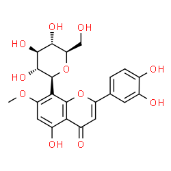 ChemSpider 2D Image | Isoswertiajaponin | C22H22O11
