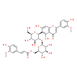 ChemSpider 2D Image | isoscoparin 2''-O-[6-(E)-feruloylglucoside] | C38H40O19