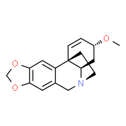 ChemSpider 2D Image | (3alpha)-3-Methoxy-1,2-didehydrocrinan | C17H19NO3