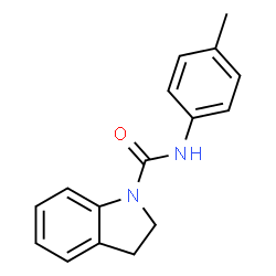 ChemSpider 2D Image | N-(4-Methylphenyl)-1-indolinecarboxamide | C16H16N2O