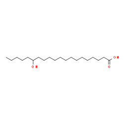 ChemSpider 2D Image | 15-Hydroxyicosanoic acid | C20H40O3