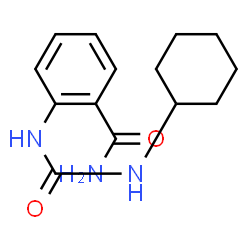 ChemSpider 2D Image | 2-[(Cyclohexylcarbamoyl)amino]benzamide | C14H19N3O2
