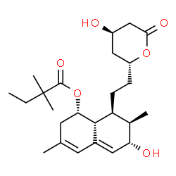 ChemSpider 2D Image | (6S)-Hydroxy Simvastatin | C25H38O6