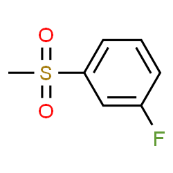 ChemSpider 2D Image | 1-Fluoro-3-(methylsulfonyl)benzene | C7H7FO2S