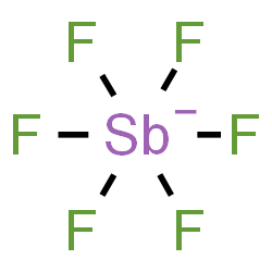 ChemSpider 2D Image | hexafluoroantimonate | F6Sb