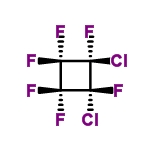 InChI=1/C4Cl2F6/c5-1(7)2(6,8)4(11,12)3(1,9)10/t1-,2-/m1/s1