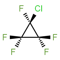 ChemSpider 2D Image | Chloro(pentafluoro)cyclopropane | C3ClF5