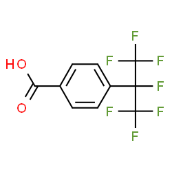 ChemSpider 2D Image | 4-(Heptafluoroisopropyl)benzoic acid | C10H5F7O2