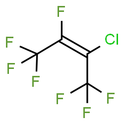 ChemSpider 2D Image | (2Z)-2-Chloro-1,1,1,3,4,4,4-heptafluoro-2-butene | C4ClF7