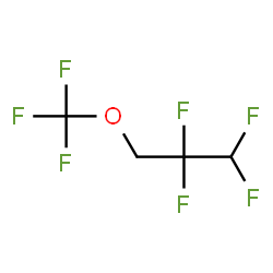 ChemSpider 2D Image | 1,1,2,2-Tetrafluoro-3-(trifluoromethoxy)propane | C4H3F7O