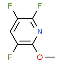 ChemSpider 2D Image | 2,3,5-Trifluoro-6-methoxypyridine | C6H4F3NO